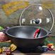 Казан чавунний узбецький об`ємом 15 л WOK зі скляною кришкою "Наша Майстерня" (товстостінний) НМК-15КСТ фото 1