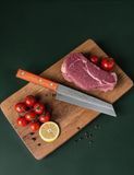 Кухонный нож &laquo;Киритцуке&raquo; большой из Х12МФ купить | SAVAKNIFE 0038 фото